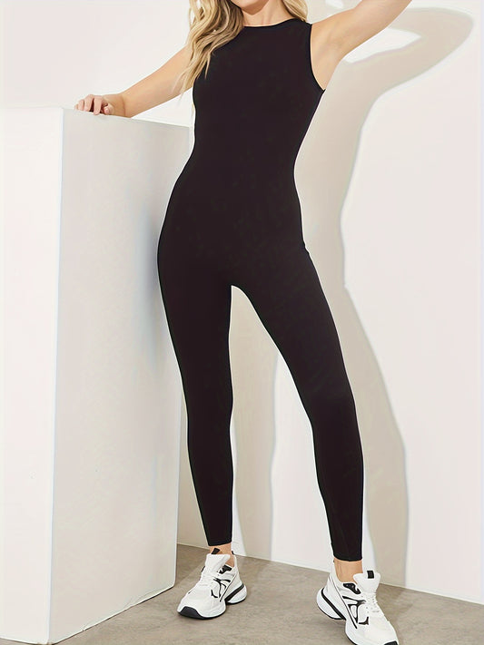 Women's Sports Tank Top Jumpsuit Yoga Bodysuit