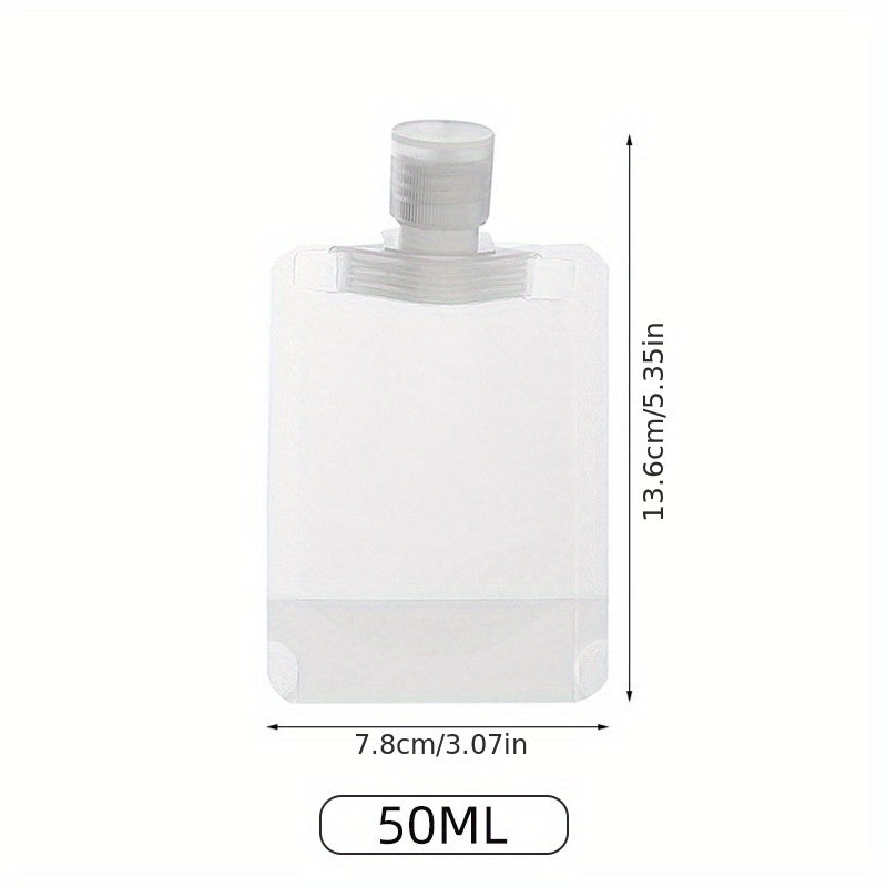 3pcs Travel Lotion Sub Bags Leak Proof Refillable Empty Pouches