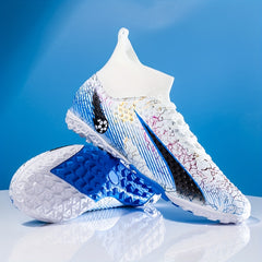 High Top Turf Football Boots for Summer Rainy Training