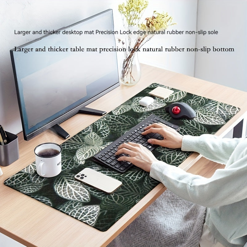 Oversized Desk Pad Non-Slip Green Mouse Pad