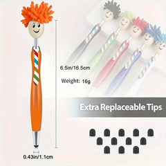 10pcs Cartoon Pen Set Green And Red Durable And Fun Plastic Material