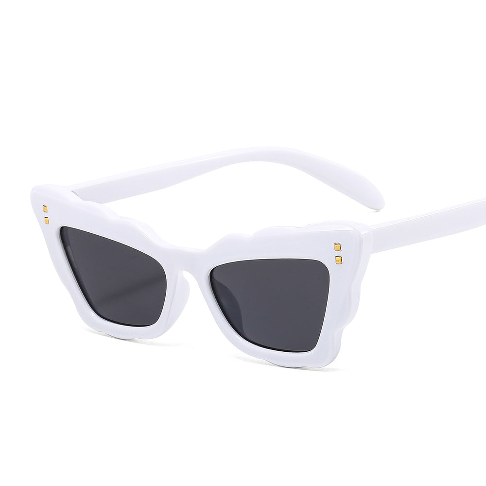 Vintage Square Cat Eye Sunglasses Womens Sunnies UV400 Protection