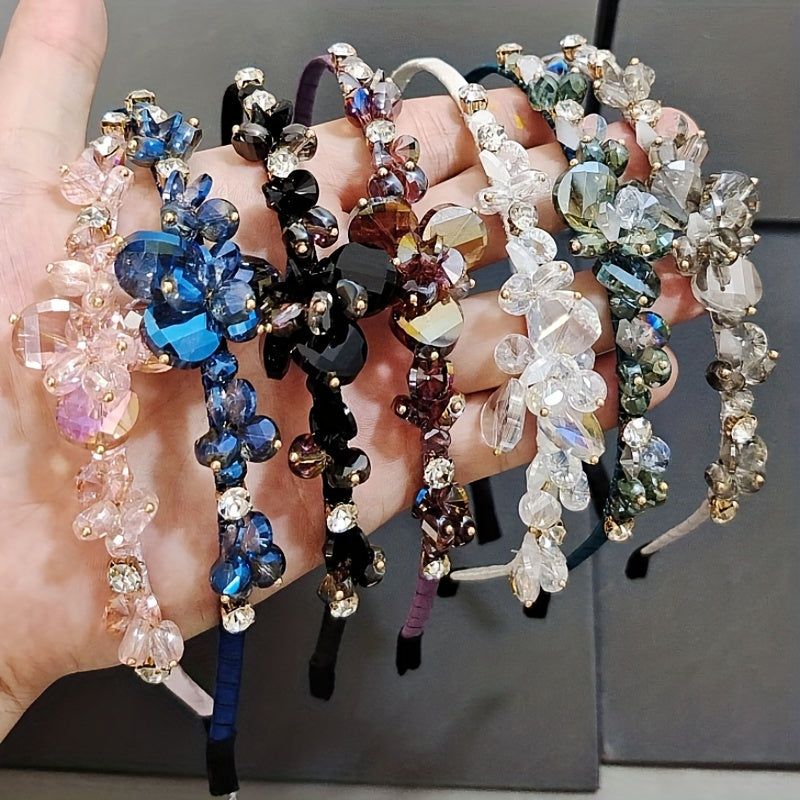 Crystal Rhinestone Head Hoop Hair Accessories for Women