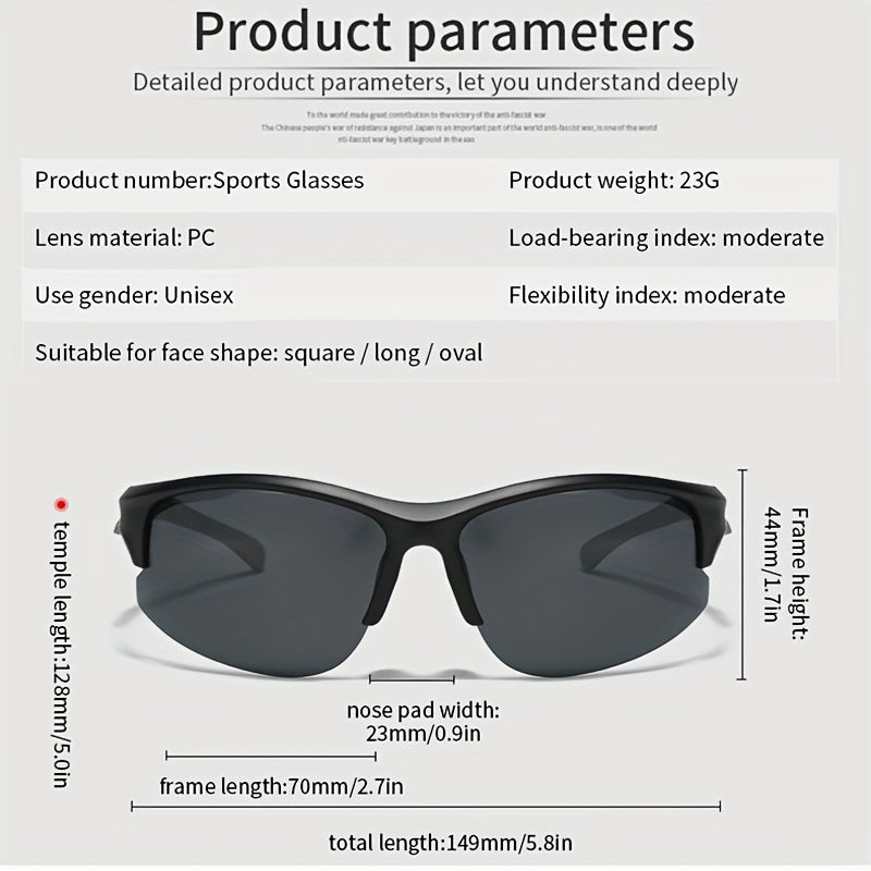 Men's Polarized Sports Sunglasses for Outdoor Activities