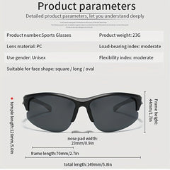 Men's Polarized Sports Sunglasses for Outdoor Activities