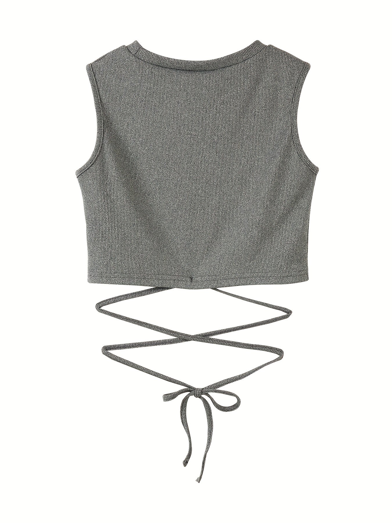 Y2K Sleeveless Crop Tank Top for Summer