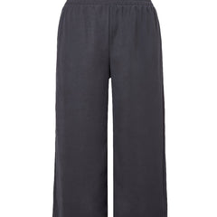  Solid Wide Leg Trousers Elastic High Rise Stretch Pants