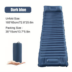 Ultralight Sleeping Pad with Pillow and Pump for Camping