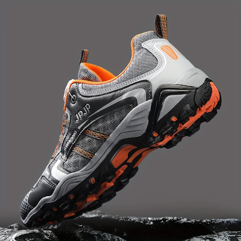 Vintage Hiking Shoes Rotating Buckle Breathable Non Slip Sneakers