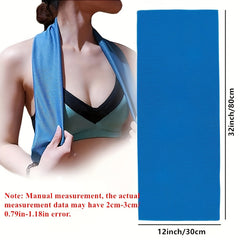 Microfiber Ice Silk Cooling Towels - Stay Cool & Dry During Workouts
