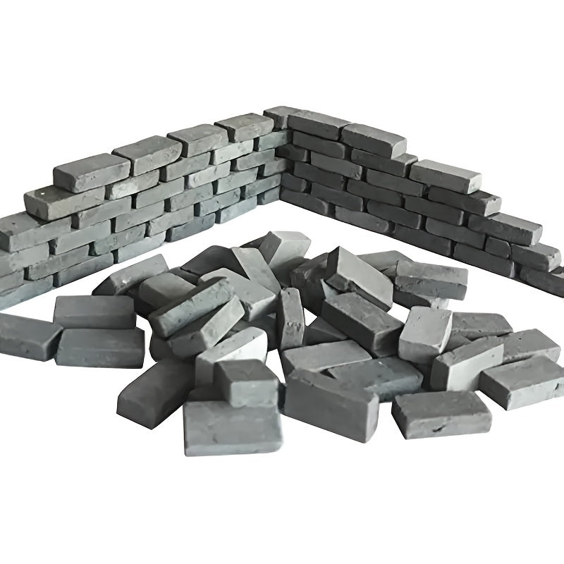 Mini Red Brick Micro Landscape Sand Table Architecture Student Scene