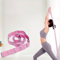 11 segment Resistance Band Yoga Stretch Correct Posture Elastic Belt