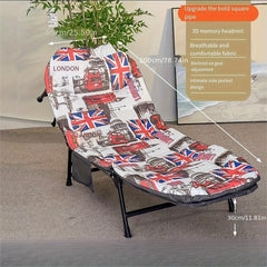 Portable Folding Bed for Office Nap and Camping Picnic