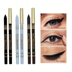 Coffee Eyeliner Pen Waterproof Smudge Proof Long-Lasting