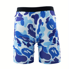 Camouflage Men's Boxer Briefs High Stretch Breathable Shorts