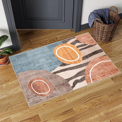 Boho Anti Fatigue Kitchen Rugs Rubber Backed Non Slip Door Mats