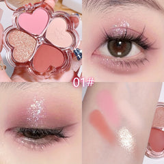 Pinkish Brown Coral Eyeshadow Palette for Eye Makeup