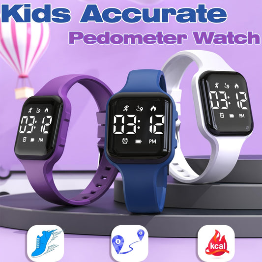Kids Fitness Tracker Watch with Pedometer Step Counter Distance Calories Burned