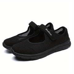 Women's Mesh Flat Sandals Breathable Non Slip Walking Shoes