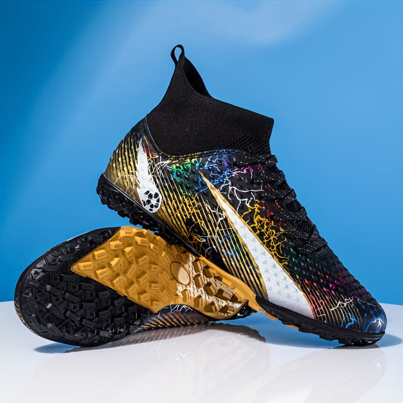 High Top Turf Football Boots for Summer Rainy Training