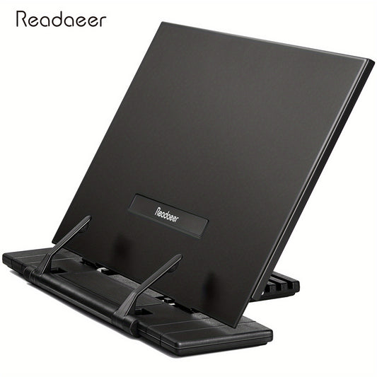 Readaeer Metal Book Stand For Desktop Portable Document Holder