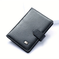 Vintage Solid Coin Purse Bifold Clutch Wallet Credit Card Case