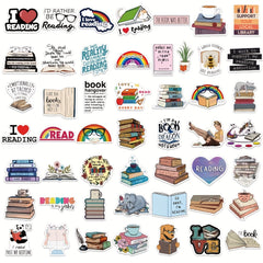 100pcs Fun Learning Stickers for Laptops and Bottles