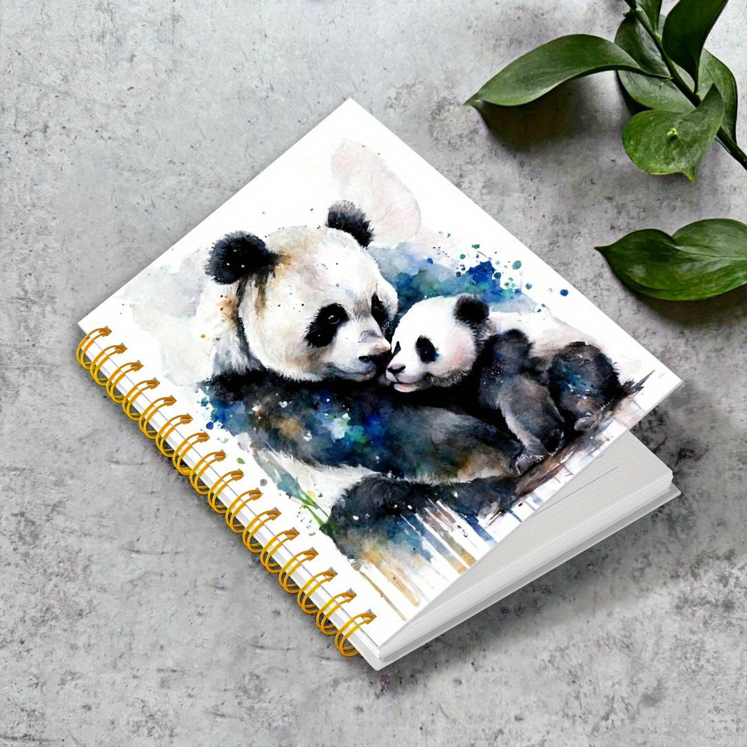 Panda Mother and Baby Notebook - Perfect for Journaling