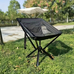 Portable Aluminum Alloy Folding Chair with Umbrella for Outdoor Camping