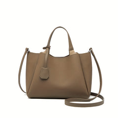 Light Cowhide Handbag Large Capacity Crossbody Bag - Women's Bag