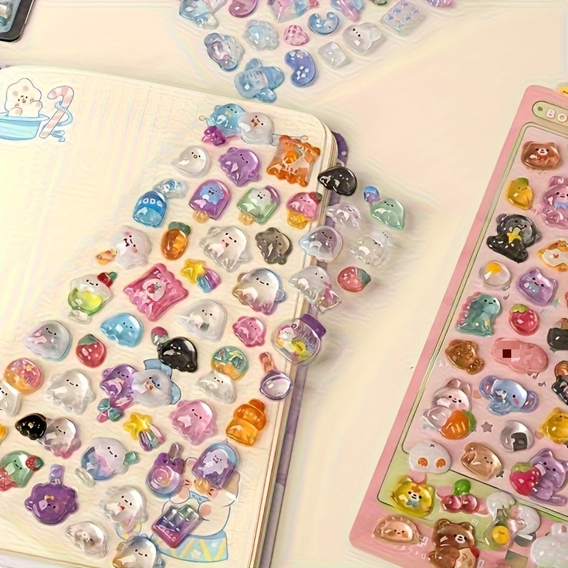 3D Embossed Stickers for DIY Crafts and Scrapbooking