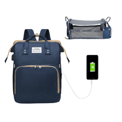 Foldable Mommy Bag w/ USB Charging Large Capacity