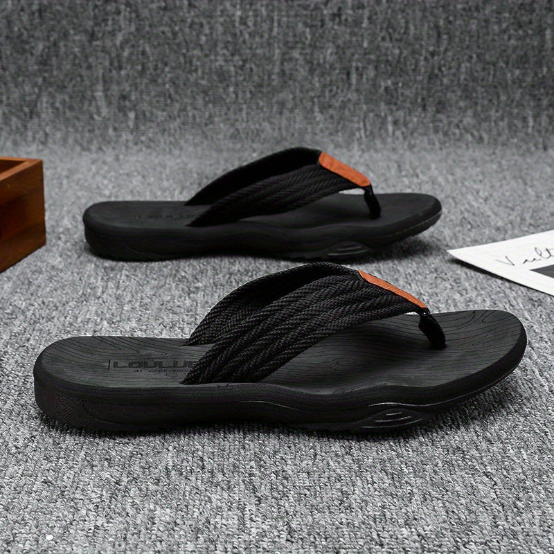 Men's Arch Support Flip Flops Lightweight Non slip Thong Sandals