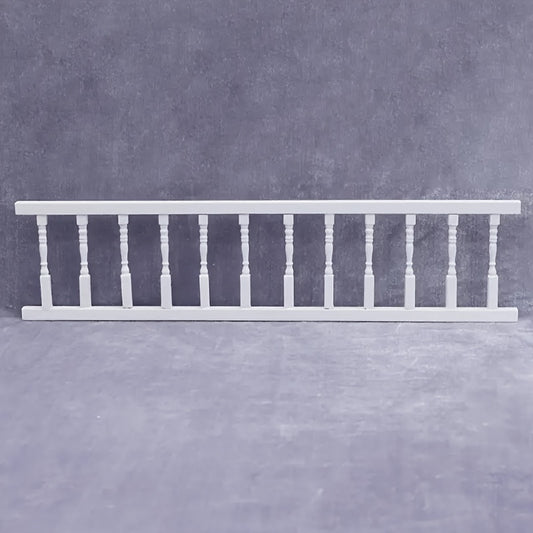 Wooden Dollhouse Balcony Rail Outdoor Scene Decor Classic Finish