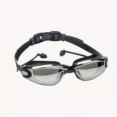 HD Large Frame Electroplating Anti-fog Swimming Goggles