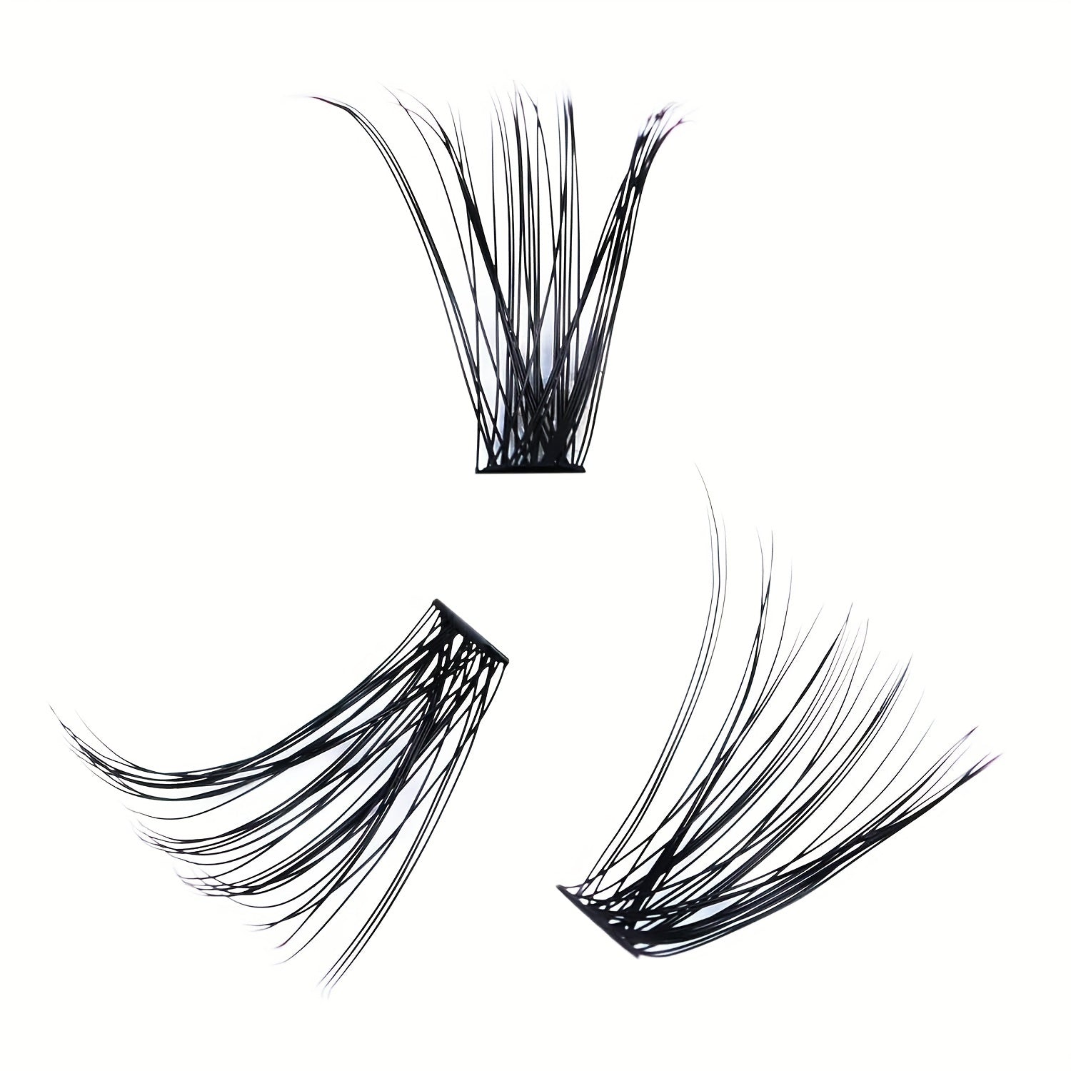 240pcs 40D DIY D Curling Individual Faux Mink False Eyelashes 0 07 9 16mm