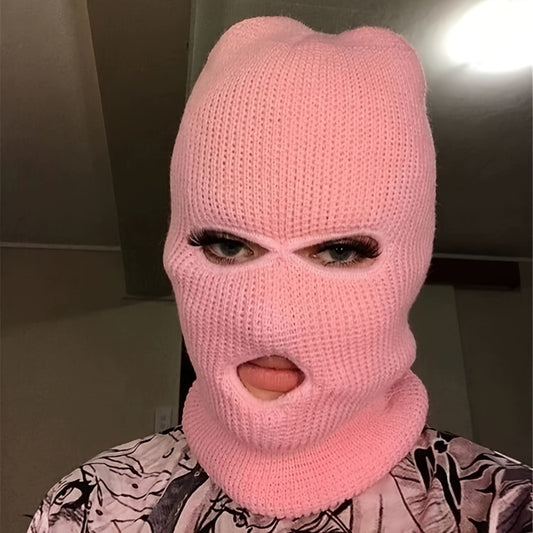 3-Hole Warm Headgear Skiing & Riding Face Cover