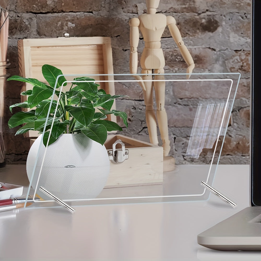 3D Acrylic Blank Planning Desktop Memo Board