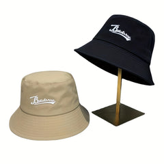 Men's Letter Fisherman Hat Spring Summer Thin Breathable Basin Hat
