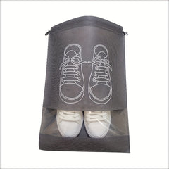 Portable Shoe Drawstring Storage Bag Non Woven Fabric Shoe Bag Dust Proof