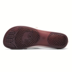 Women's Retro Hollow Out Flat Sandals Soft Sole Slip On Shoes