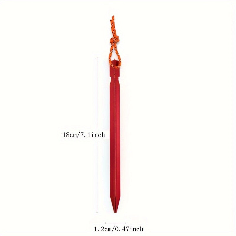 1Pc Aluminum Alloy Triangular Ground Nail for Camping Tent Canopy