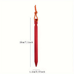 1Pc Aluminum Alloy Triangular Ground Nail for Camping Tent Canopy