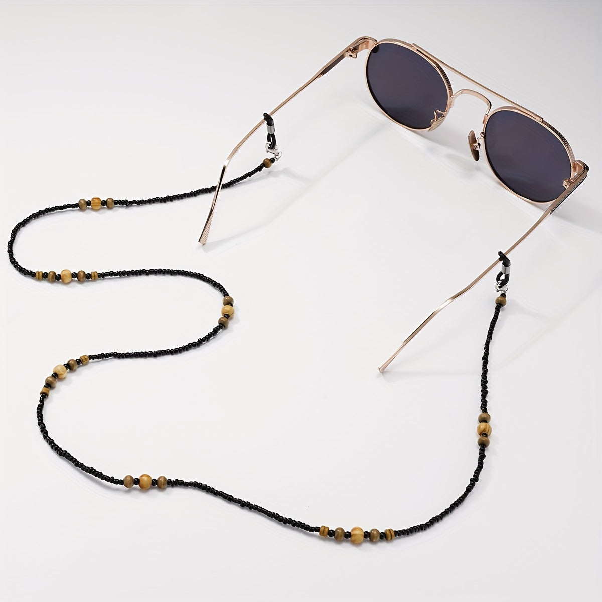 Beaded Glasses Lanyard Non slip Glasses Rope for Men and Women Eyeglass Holder