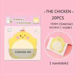Animal Sticky Notes Standing Memo Stickers