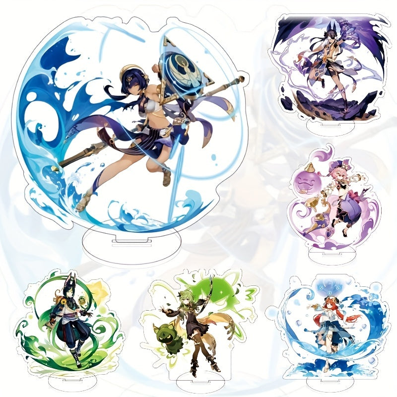 15 cm Anime Games Figure Stand Plated Toys