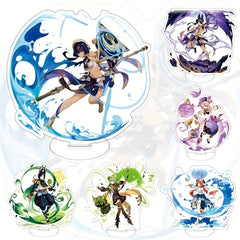 15 cm Anime Games Figure Stand Plated Toys
