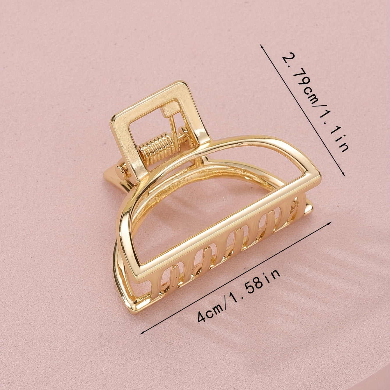 Metal Golden Women Hair Claw Vintage Hairpin Clip Hair Accessories
