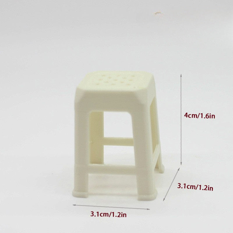 Assorted Color Plastic Chair Models Educational Toy