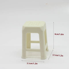 Assorted Color Plastic Chair Models Educational Toy